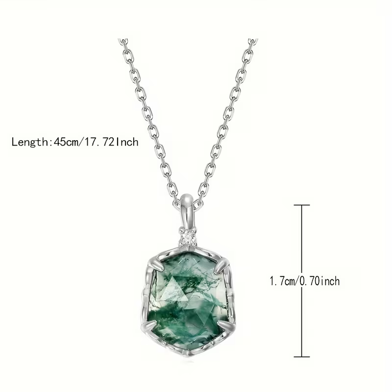 Collier en Cristal d'Agate Mousse