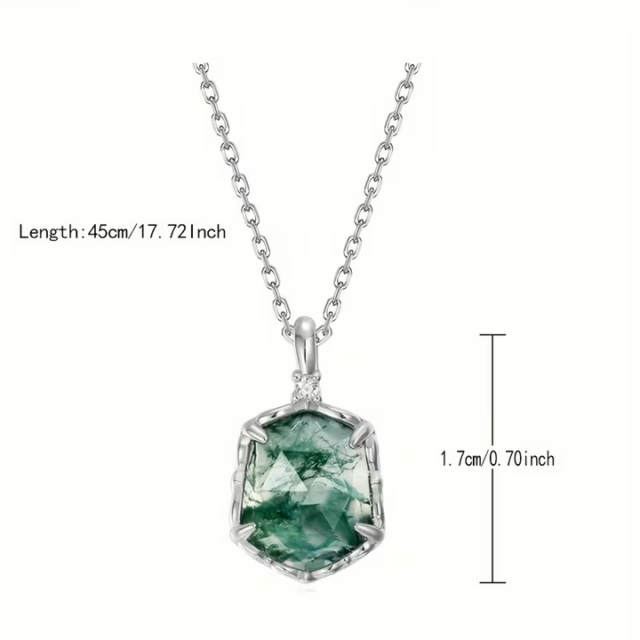 Collier en Cristal d'Agate Mousse