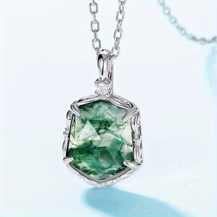 Collier en Cristal d'Agate Mousse