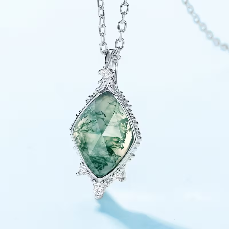 Collier Nature en Agate Mousse