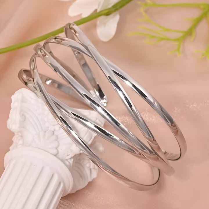 Bracelet de Luxe à Couches Ajustables