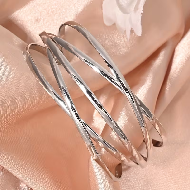 Bracelet de Luxe à Couches Ajustables