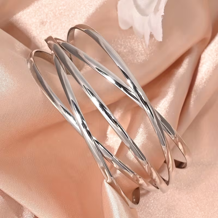 Bracelet de Luxe à Couches Ajustables