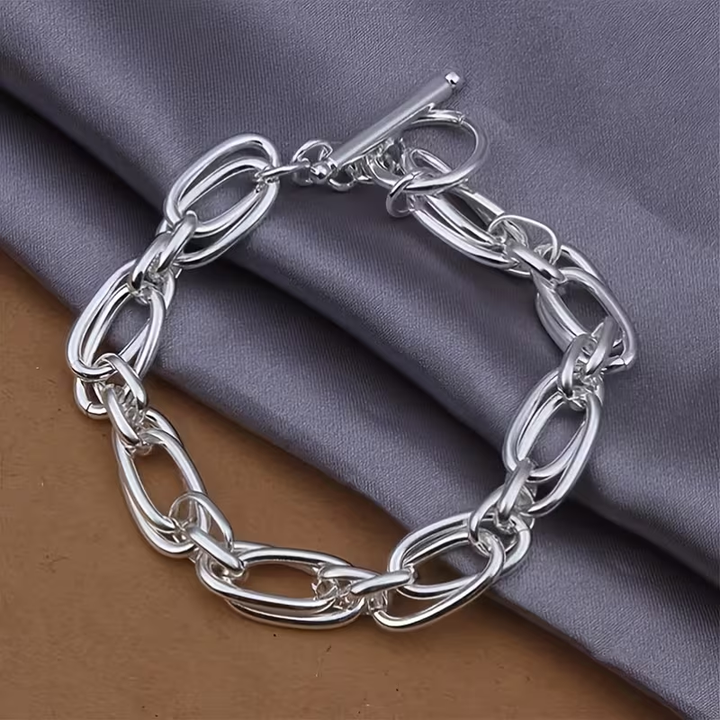 Bracelet en Argent avec Chaîne