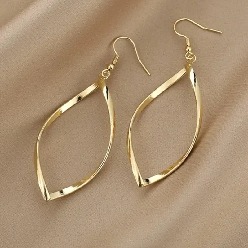 Boucles d'oreilles vintage en or luxe