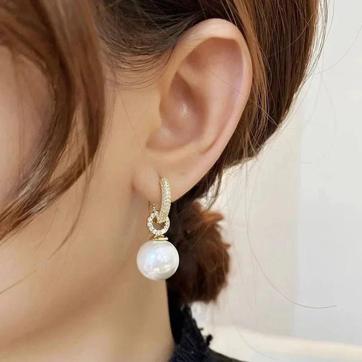 Boucles d'oreilles en perles éblouissantes