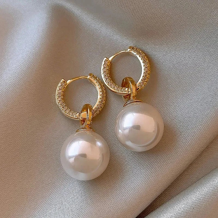 Boucles d'oreilles en perles éclatantes