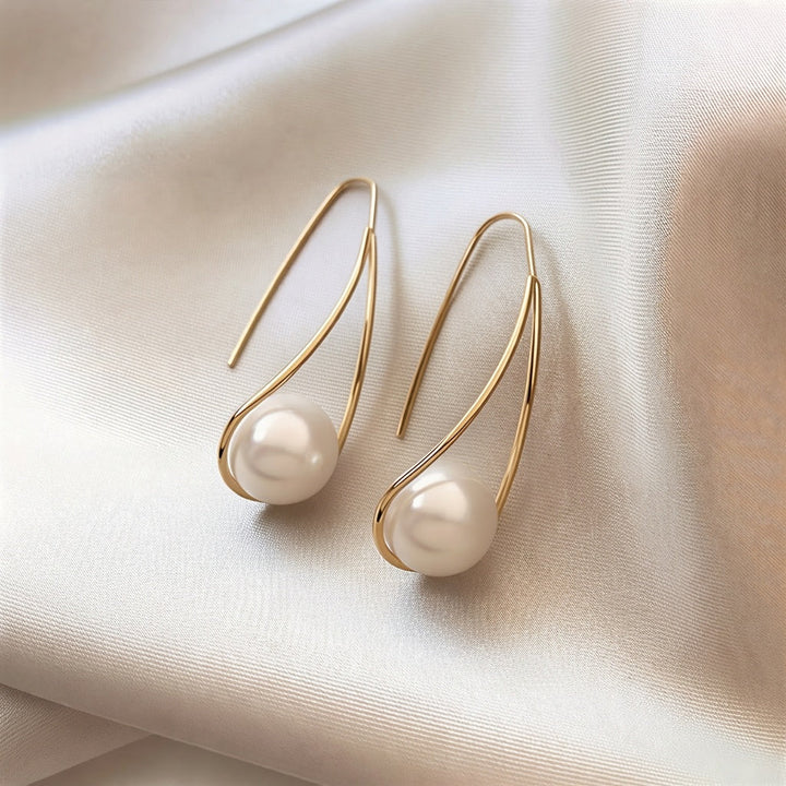 Boucles d'oreilles en perles mystiques élégantes