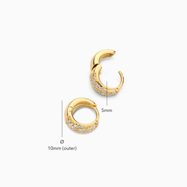 Jules Mini Boucles d'Oreilles | Or 16k