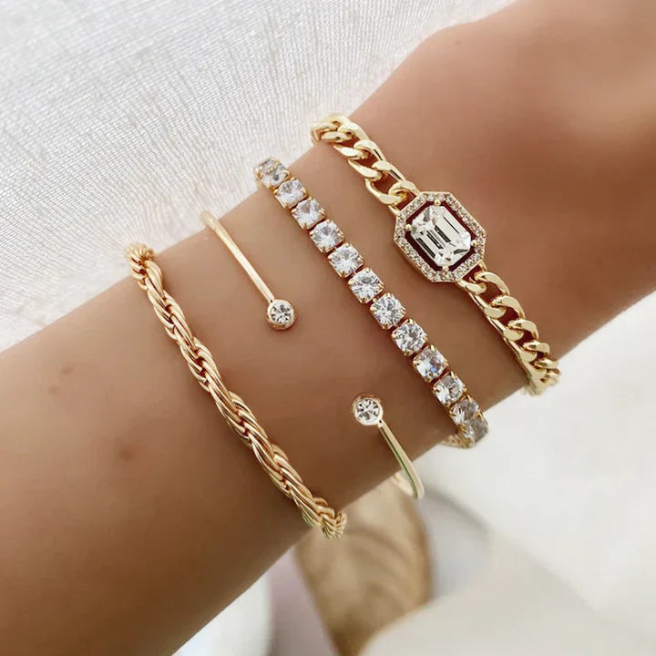 Ensemble de Bracelets Domitia Calvina | Or